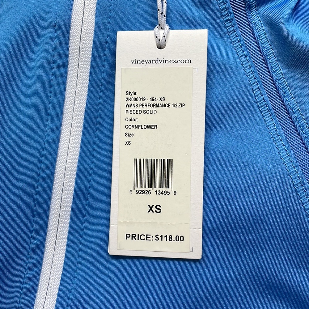 NWT vineyard vines quarter zip XS - Picture 3 of 5